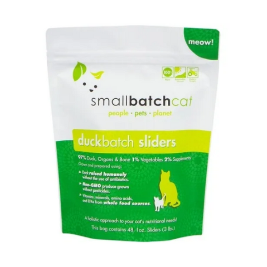 Smallbatch | Frozen Raw Cat Sliders Batch - Select a Protein