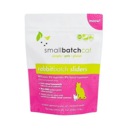 Smallbatch | Frozen Raw Cat Sliders Batch - Select a Protein