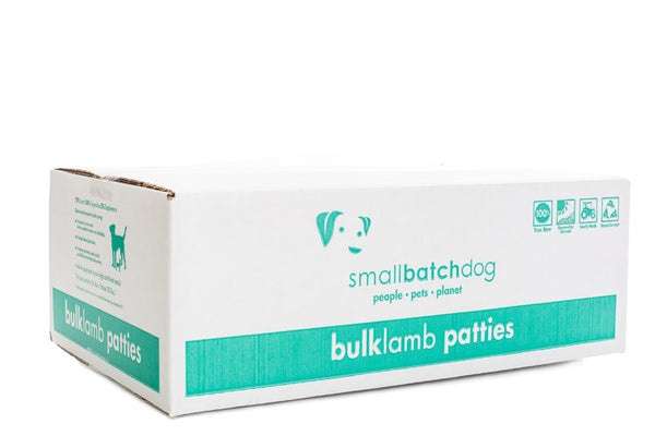 Smallbatch Dog Lamb Batch 8-oz Patties Raw Frozen Dog Food, 18-lb bulk