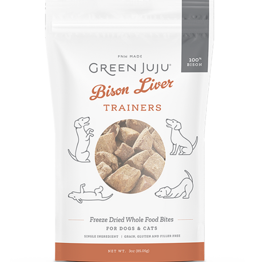 Green JuJu Bison Liver Trainers 3oz