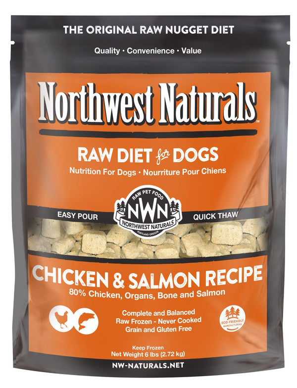 Northwest Natural Frozen Chicken and Salmon Nuggets 6 lb